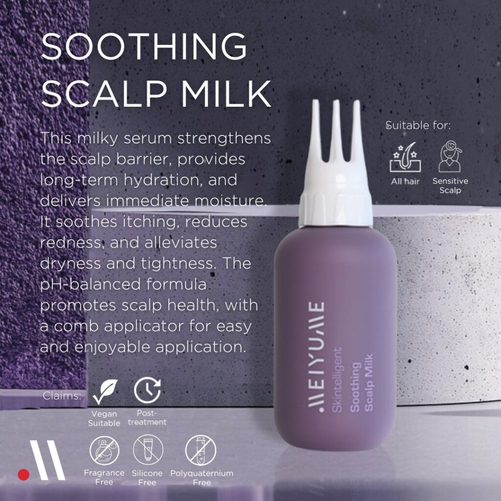 Meiyume Stock UK ODM - Skintelligent soothing scalp milk
