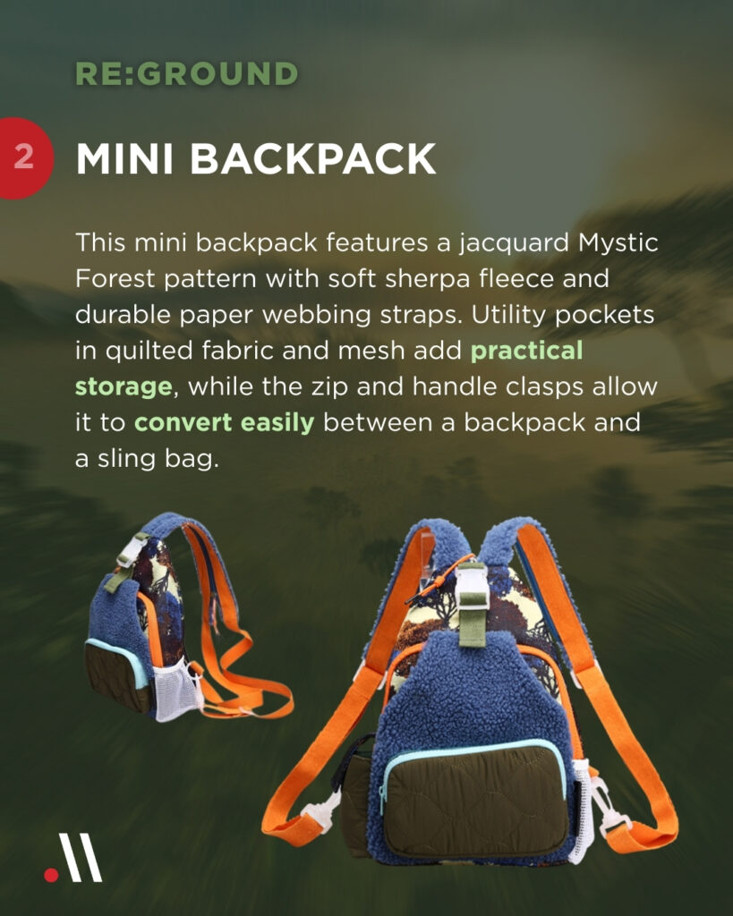 Meiyume Secondary Packaging Collection - Re:Ground Mini Backpack