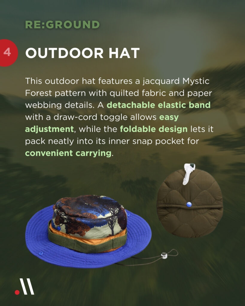 Meiyume Secondary Packaging Collection - Re:Ground Outdoor Hat