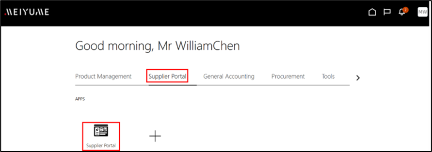 Meiyume Supplier Portal